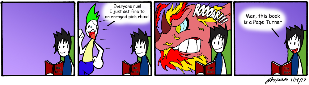 That Rhino is so obviously Salmon colored.