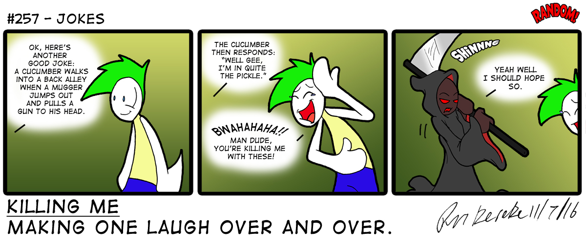Is this what they mean by a  "killing joke."