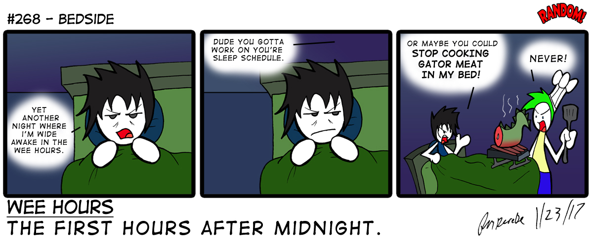 It's my bedtime snack.